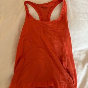 Lululemon Orange Tank Top Race length